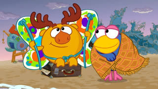 Смешарики 2D. Сезон 6. Серия 25. Самолёт и бабочки