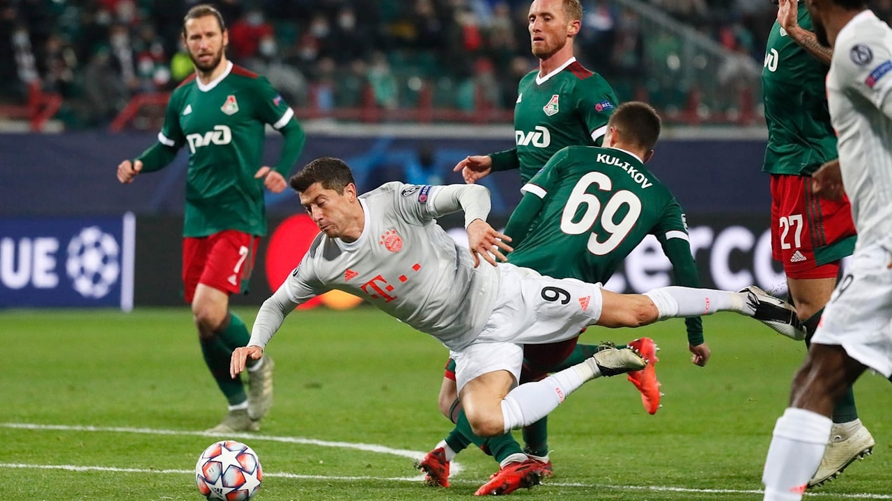 Локомотив - Бавария, 1:2. Роберт Левандовски