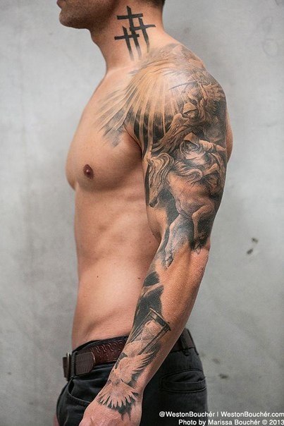 Pornstar right arm tattoo chinese symbol
